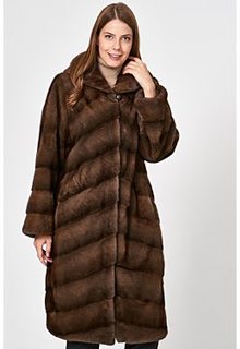 Шуба из аукционного меха норки KOPENHAGEN FUR De la Manie