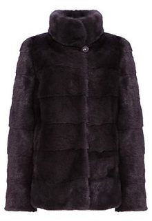 Короткая норковая шуба Flaumfeder