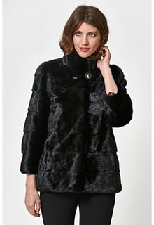 Короткая норковая шуба Flaumfeder