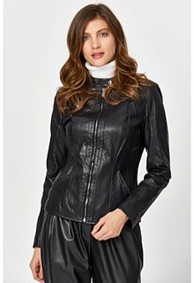 Куртка из натуральной кожи La Reine Blanche