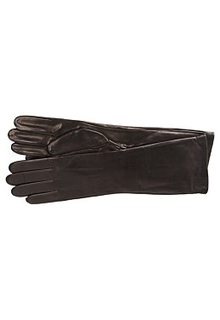 Удлиненные кожаные перчатки Eleganzza