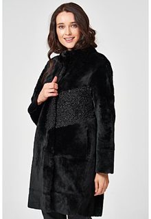 Шуба из овчины с отделкой Virtuale Fur Collection