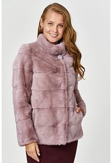 Короткая норковая шуба Flaumfeder