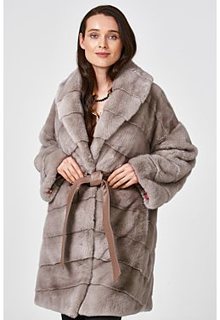 Шуба из аукционного меха норки KOPENHAGEN FUR De la Manie