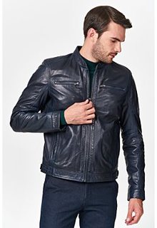 Утепленная кожаная куртка Urban Fashion for men