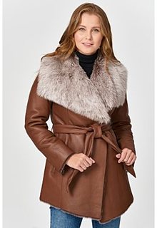 Дубленка из овчины La Reine Blanche