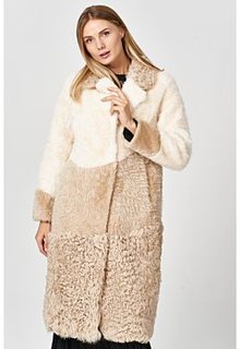 Утепленная шуба из овчины Virtuale Fur Collection