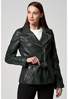 Куртка из натуральной кожи La Reine Blanche