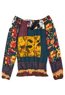 Блузка с принтом Desigual