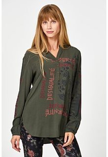 Блузка с принтом Desigual