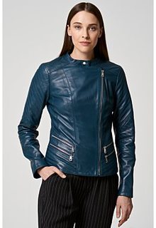 Куртка из натуральной кожи La Reine Blanche