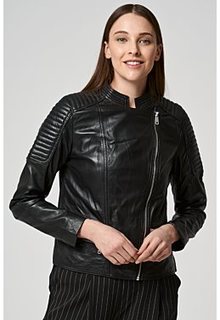 Куртка из натуральной кожи La Reine Blanche