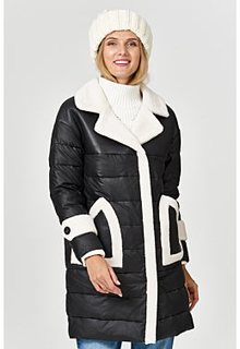 Утепленная куртка с отделкой овечьей шерстью Virtuale Fur Collection