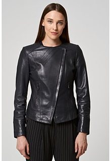 Куртка из натуральной кожи La Reine Blanche