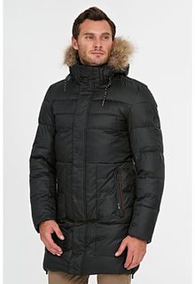 Утепленная куртка с отделкой мехом енота Urban Fashion for men