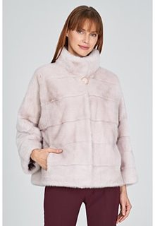 Короткая норковая шуба Flaumfeder