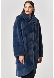 Шуба из аукционного меха норки KOPENHAGEN FUR Emfasi Pelle