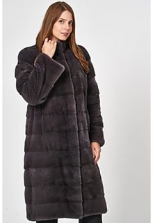 Норковая шуба с рукавом-транформер Empire of Fur