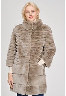 Шуба из меха кролика Virtuale Fur Collection