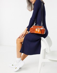 Сумка со вставками колор блок ASOS DESIGN-Светло-коричневый