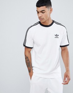 Белая футболка adidas Originals adicolor California CW1203-Белый