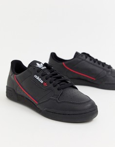 Черные кроссовки adidas Originals Continental 80 G27707-Черный