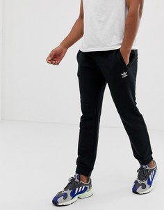 Черные облегающие джоггеры с вышитым логотипом adidas Originals-Черный