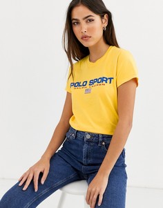 Футболка Polo Ralph Lauren sport-Желтый