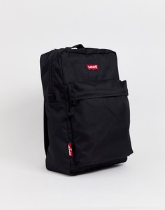 Черный рюкзак с логотипом в виде летучей мыши Levis Levis®