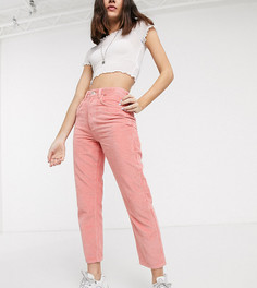 Вельветовые джинсы в винтажном стиле Reclaimed Vintage The 91-Розовый