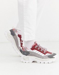 Красные кроссовки на массивной подошве Caterpillar Unisex-Красный