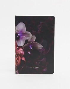 Блокнот с цветочным принтом формата A5 Ted Baker-Черный