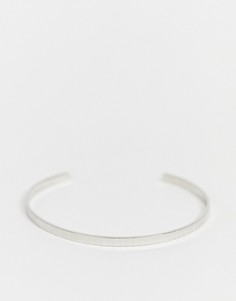 Браслет-манжета ASOS DESIGN-Серебряный