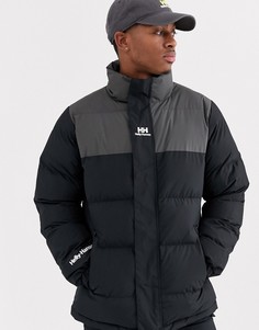Черная дутая куртка Helly Hansen-Черный