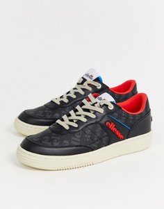 Черно-красные кроссовки Ellesse-Черный