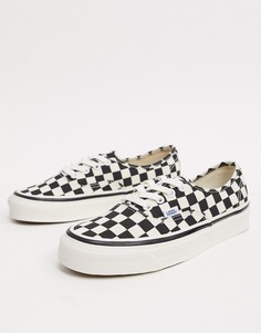 Кроссовки в клетку Vans Anaheim Authentic 44 DX-Черный