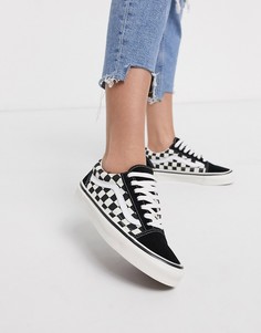 Черные кроссовки в клетку Vans Anaheim Old Skool 36 DX-Черный