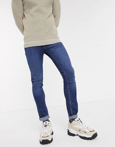 Синие стретчевые джинсы скинни Jack & Jones-Синий