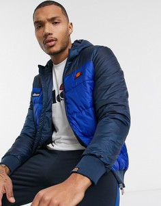 Синяя дутая куртка ellesse-Синий