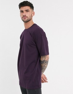 Темно-фиолетовая oversize-футболка New Look-Фиолетовый