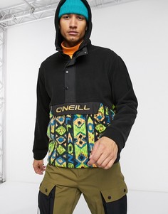 Черный флисовый топ с капюшоном ONeill PM Original HZ O`Neill