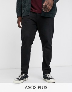 Черные суженные книзу джинсы ASOS DESIGN Plus-Черный