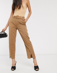 Чиносы с поясом Maison Scotch-Коричневый