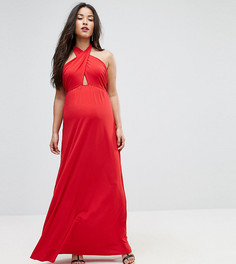 Платье макси Bluebelle Maternity-Красный