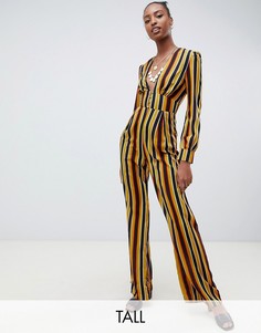 Комбинезон в полоску Glamorous Tall-Мульти