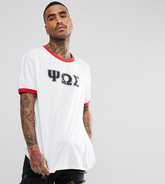 Белая футболка с принтом Reclaimed Vintage Inspired-Белый