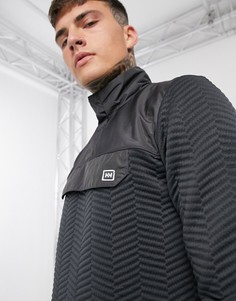 Черный флисовый топ с молнией 1/4 Helly Hansen