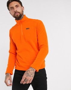 Оранжевый флисовый топ с молнией 1/2 Helly Hansen