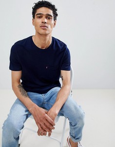 Футболка цвета индиго с карманом Levis Sunset-Темно-синий Levis®