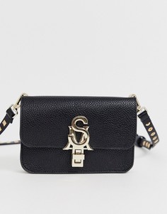 Черная сумка через плечо с заклепками Steve Madden Bnadia-Черный